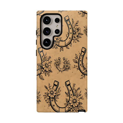 Floral Horseshoes Tough Case