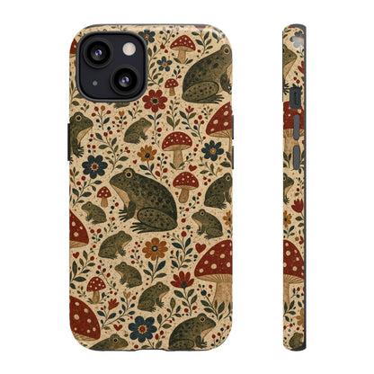 Folk Frog Toadstool Tough Case