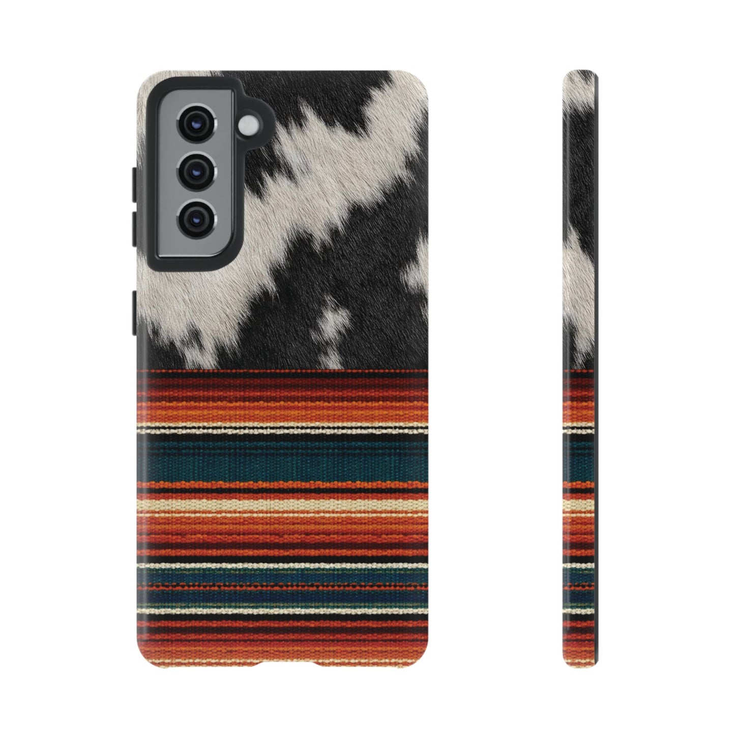 Cowhide + Serape Stripe Tough Case