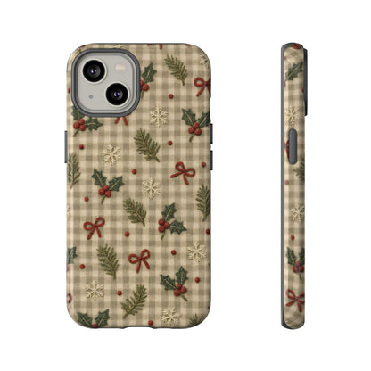 Gingham Holly Tough Case