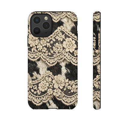 Cowhide Lace Tough Case