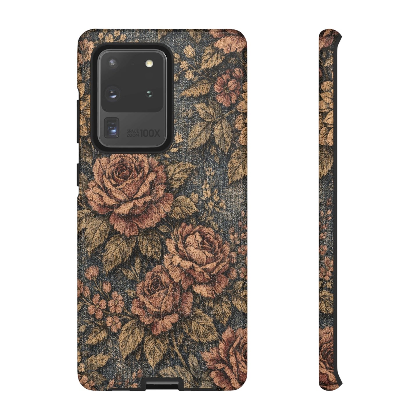 Denim Blooms Tough Case