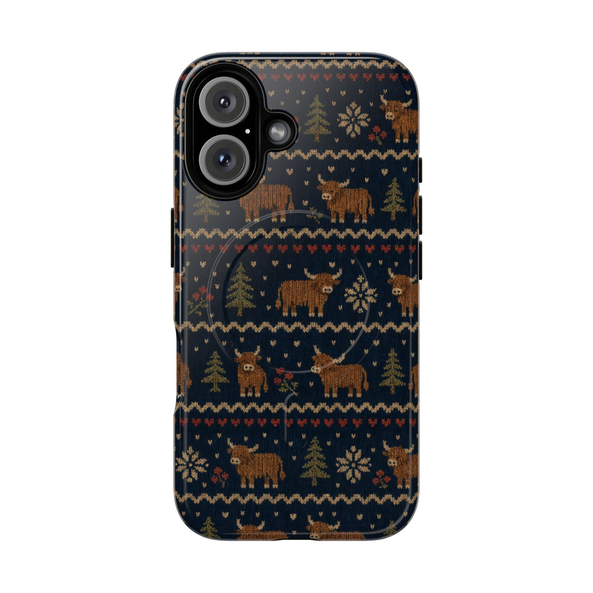 Highland Cow Sweater Magnetic Case