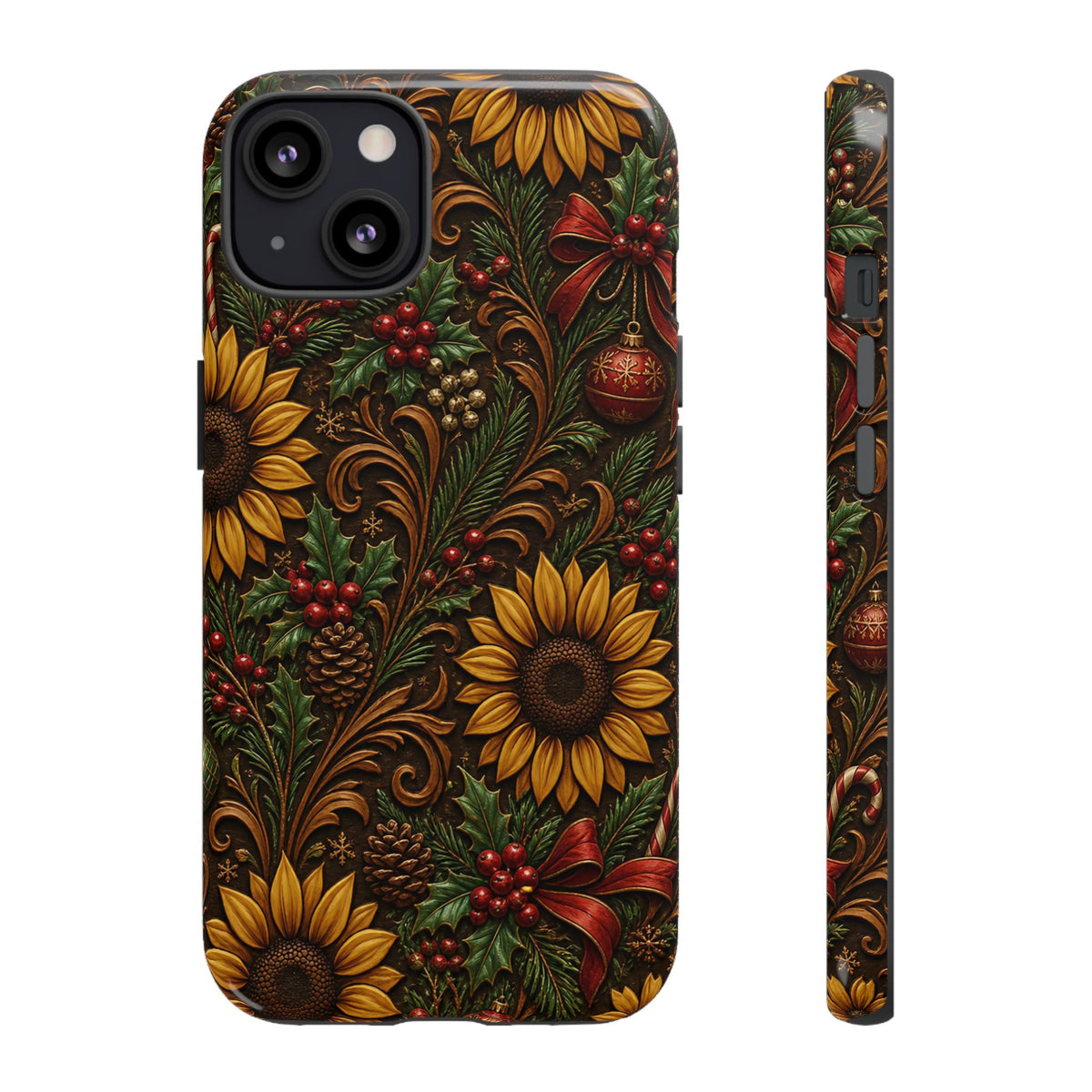 Christmas Sunflowers Tough Case