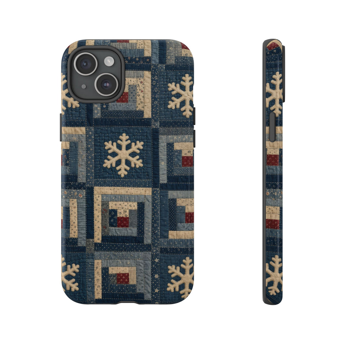 Snowflake Quilt Tough Case
