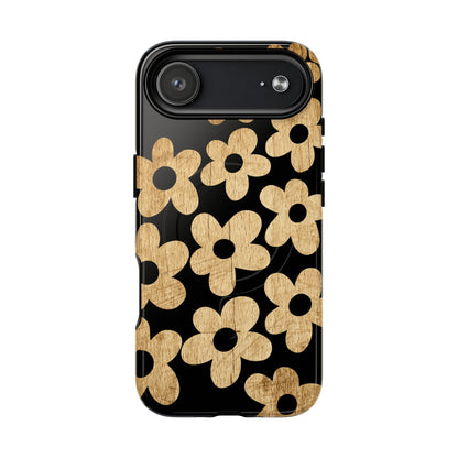 Retro Flower Magnetic Case