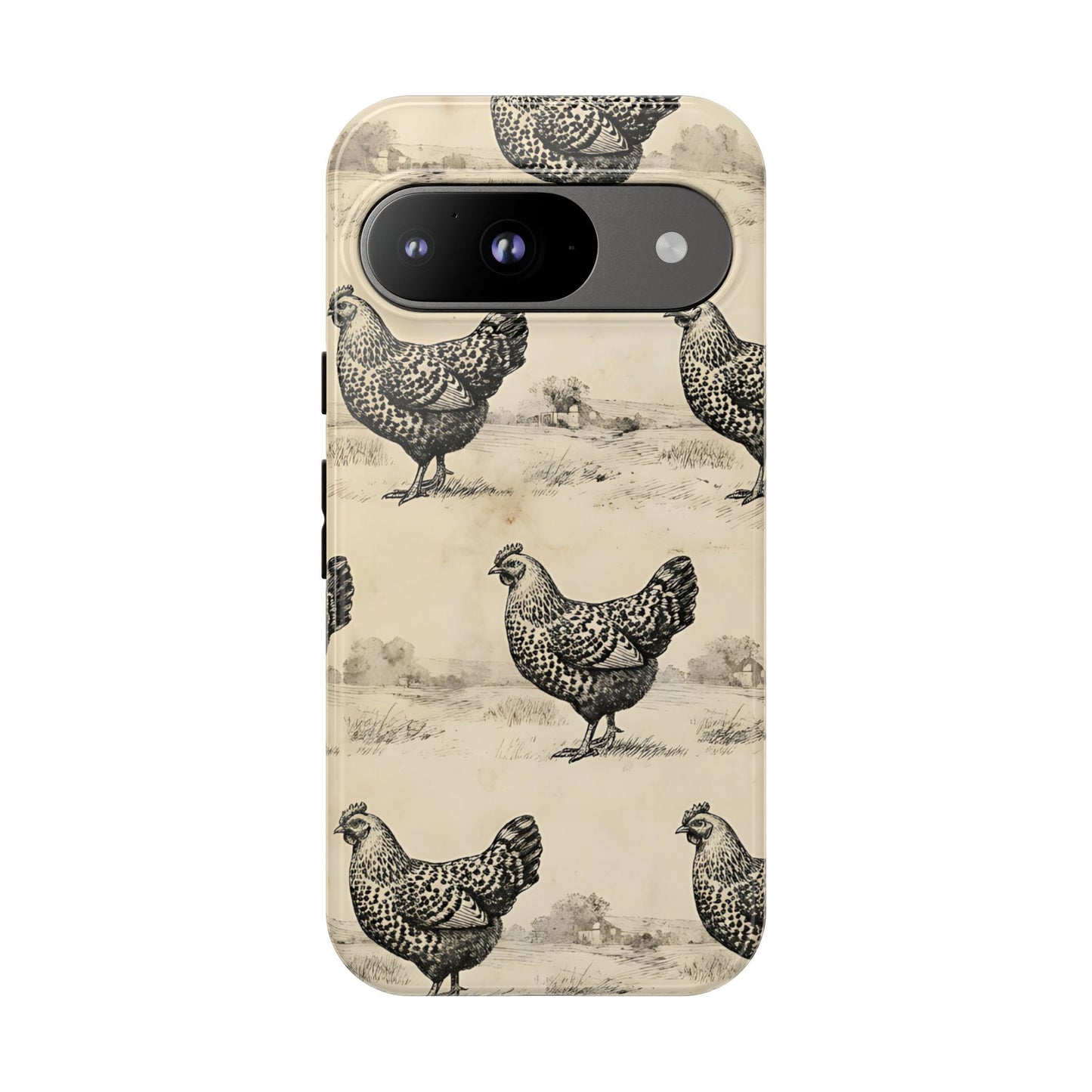 Vintage Chickens Tough Case