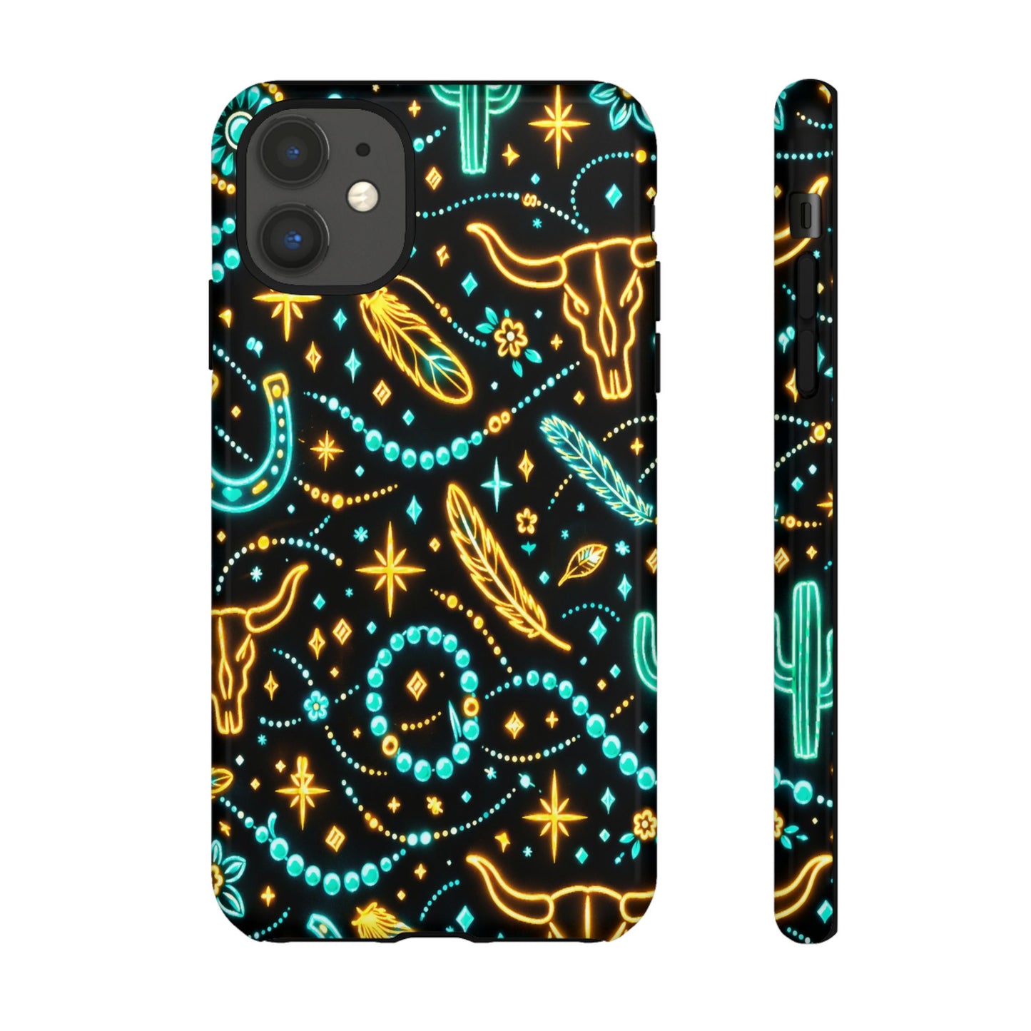 Neon Turquoise Tough Case