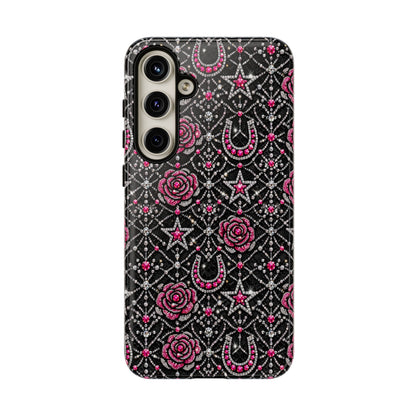 Rhinestone Rose Tough Case