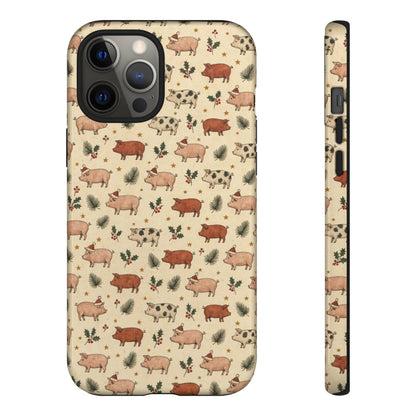 Santa Pigs Tough Case