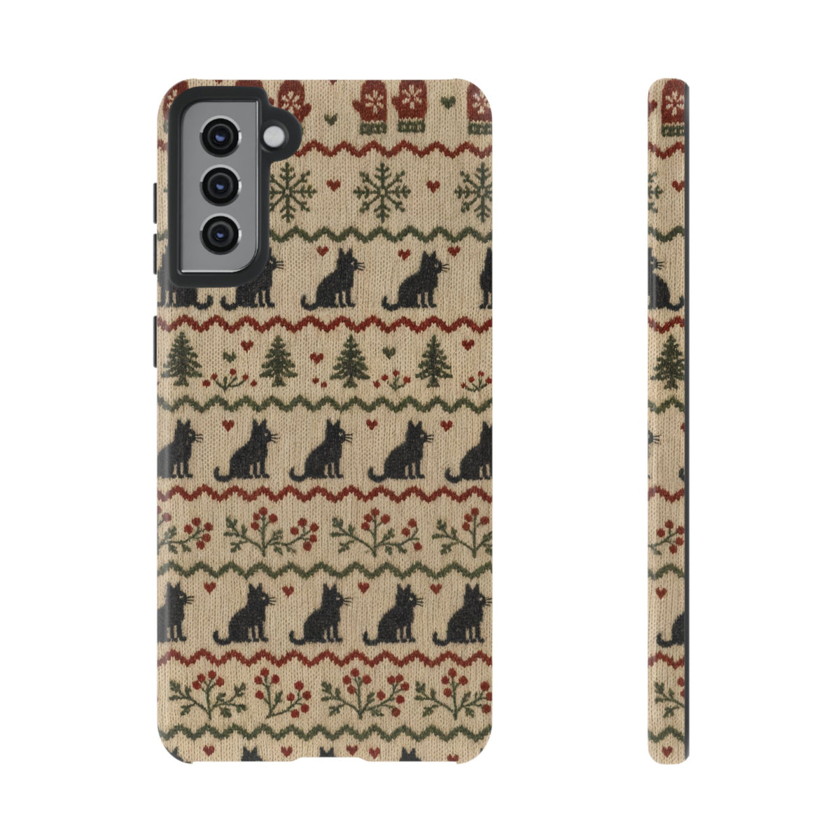 Black Cat Sweater Tough Case