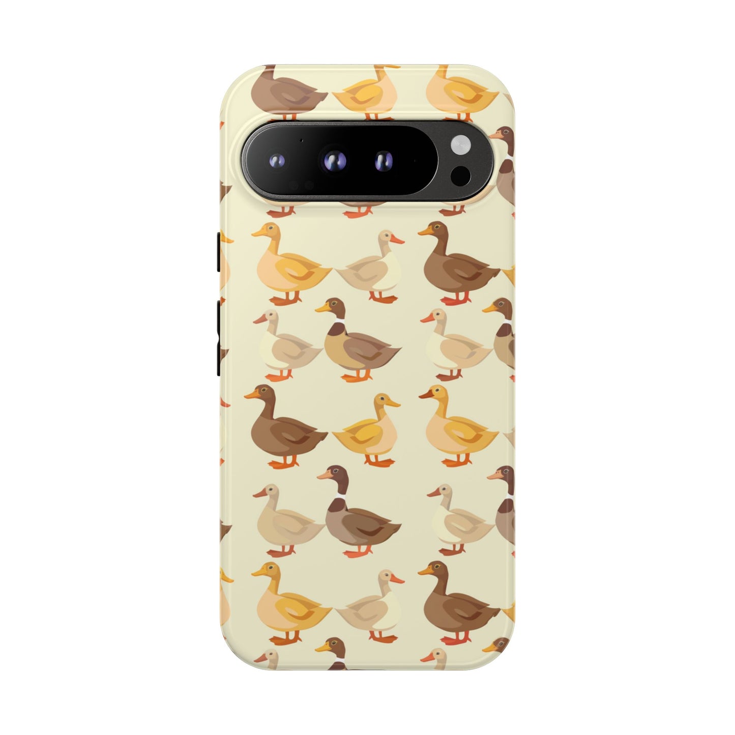 Yellow Brown Ducks Tough Phone Case