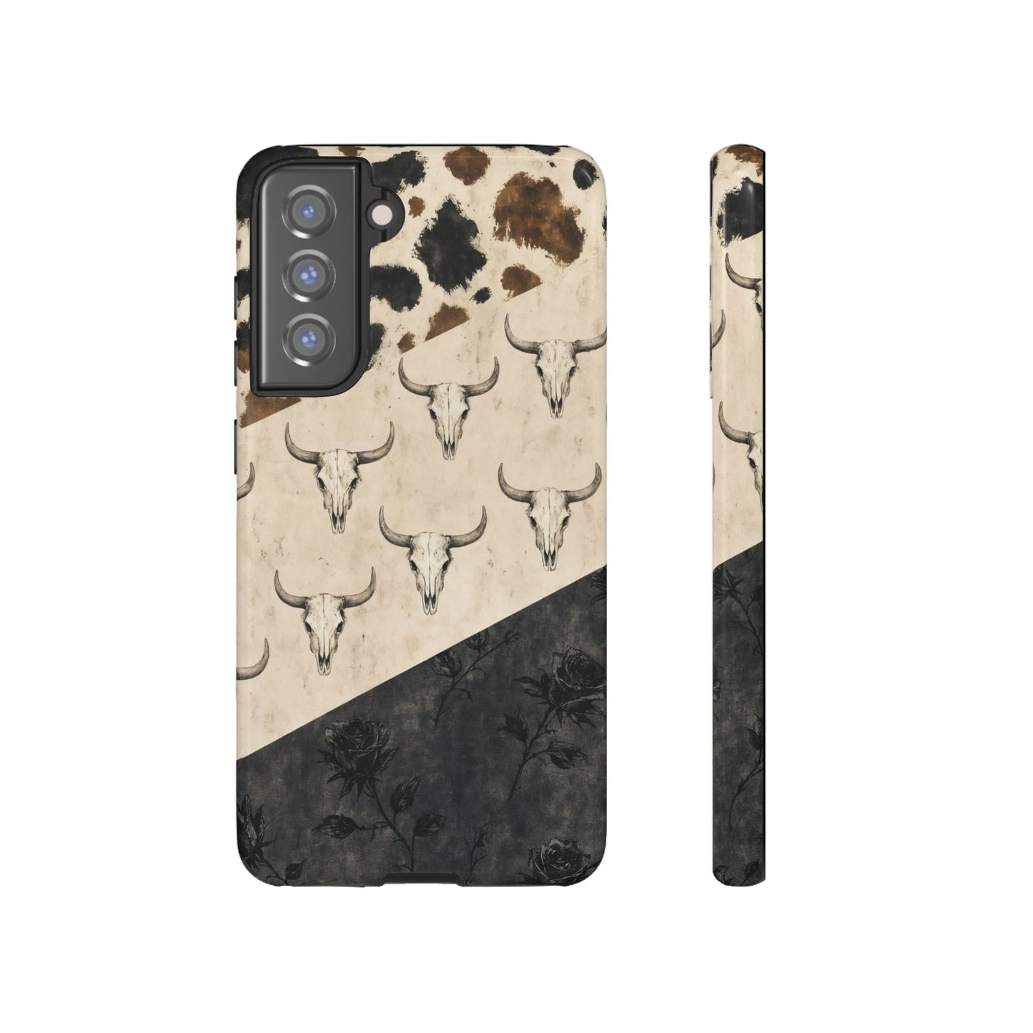 Bull Skull Rose Tough Case