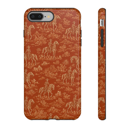 Cowboy Skeleton Toile Tough Case