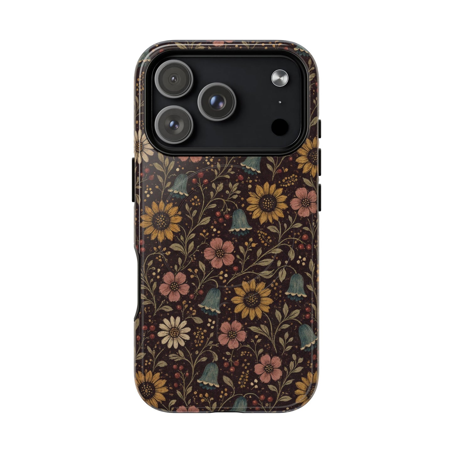 Plum Folk Floral Magnetic Case