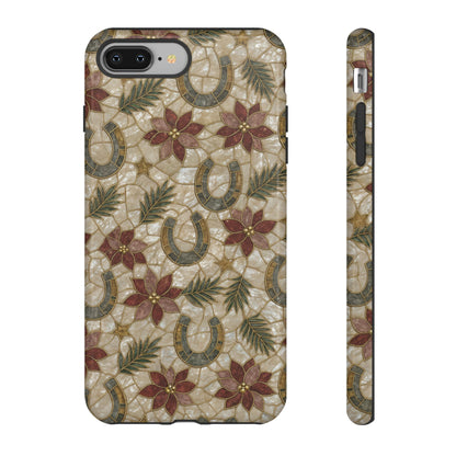 Pearl Horseshoe Poinsettia Tough Case