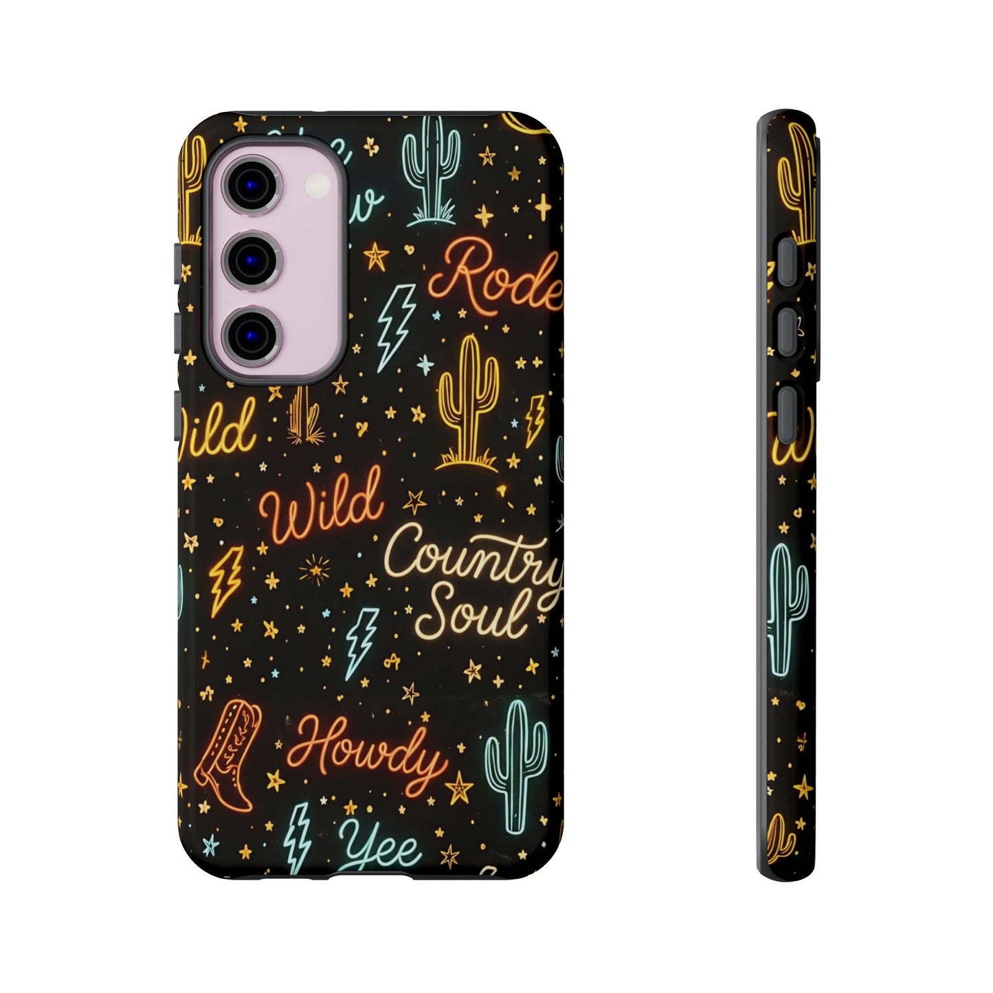 Neon Western Script Tough Case