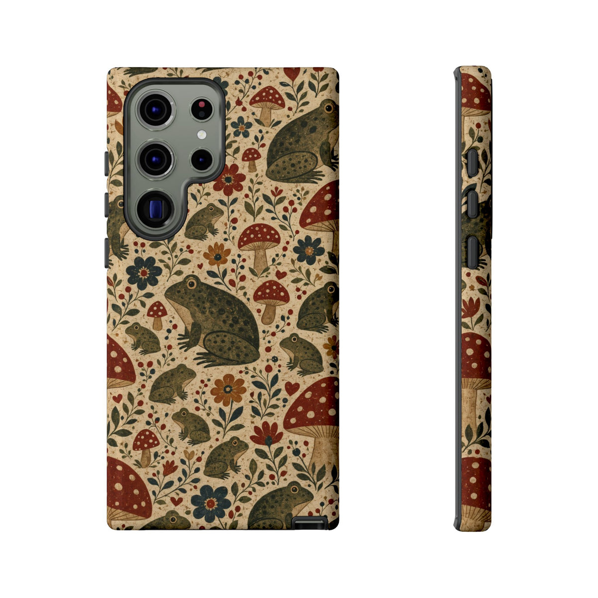Folk Frog Toadstool Tough Case