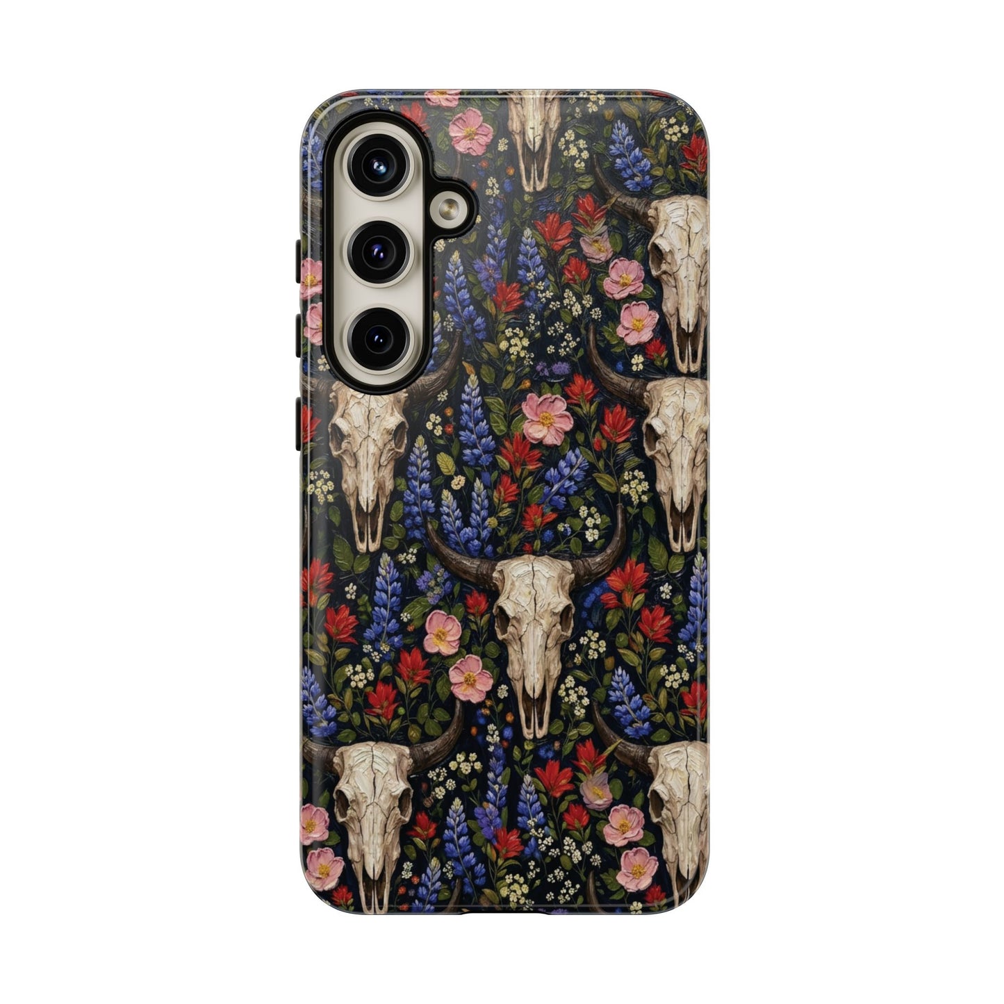 Floral Skull Tough Case