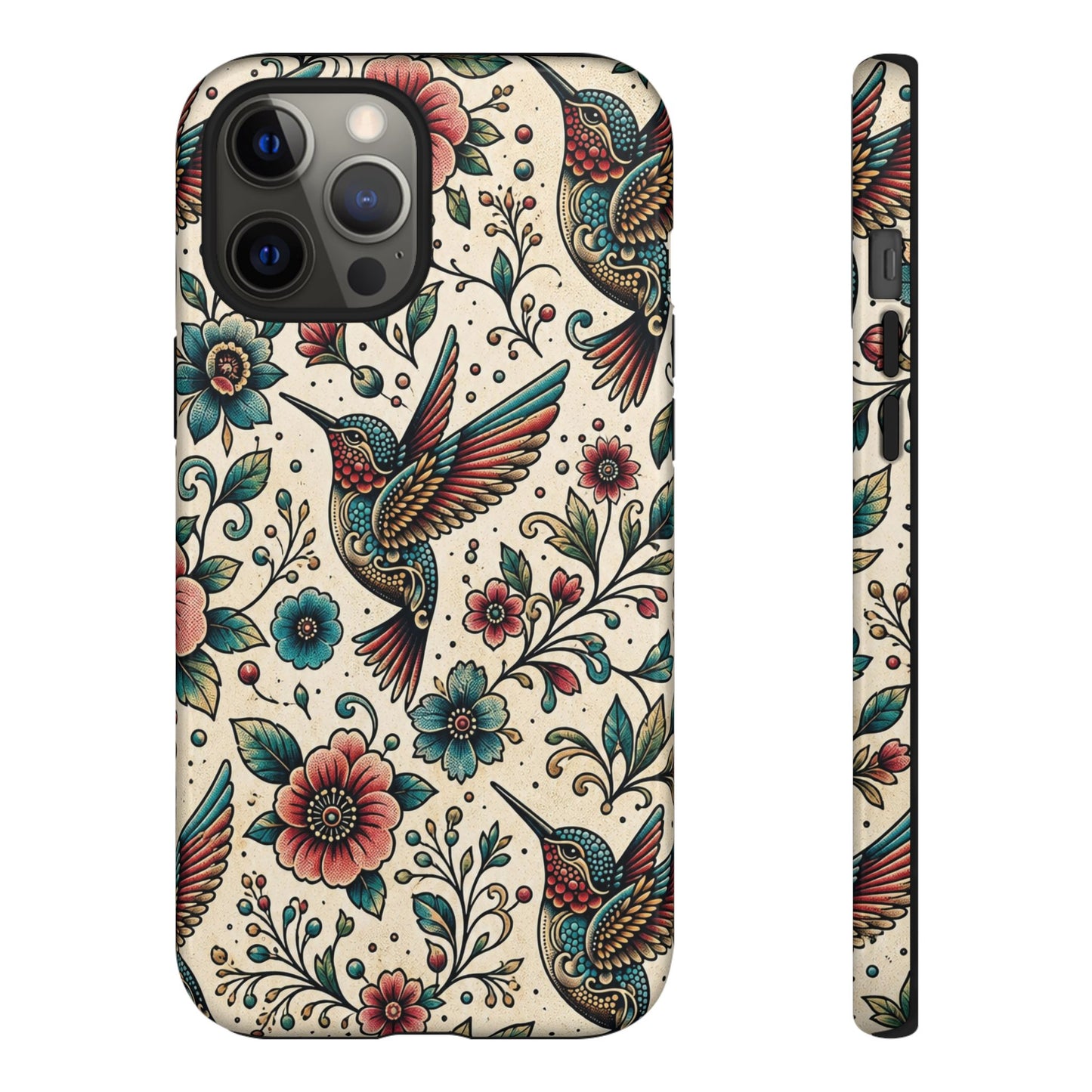 Retro Hummingbird Tough Case