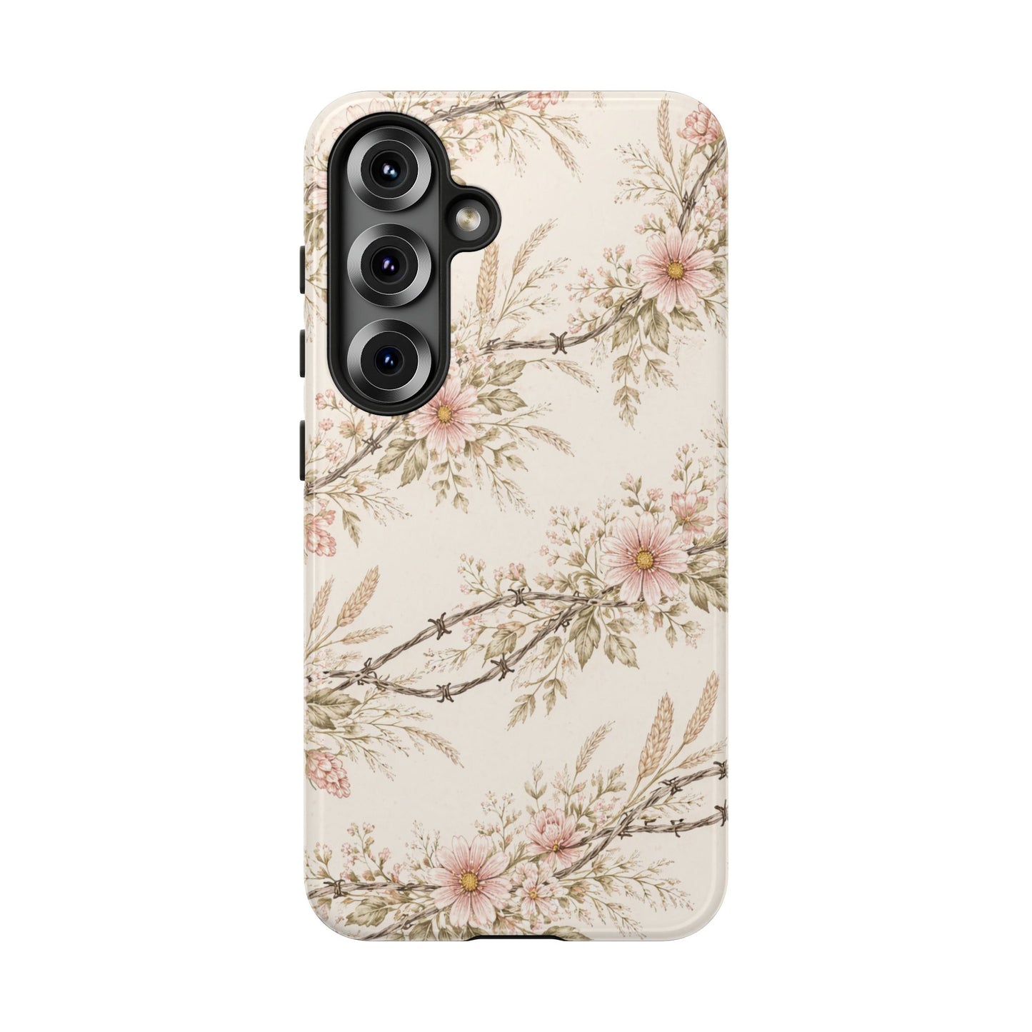 Floral Barbed Wire Tough Case