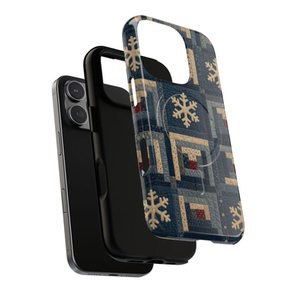 Snowflake Quilt Magnetic Case