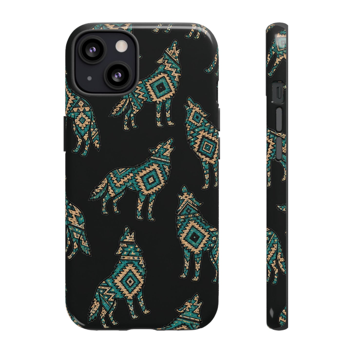 Turquoise Wolf Tough Case