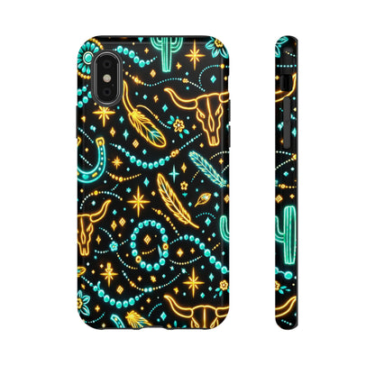 Neon Turquoise Tough Case
