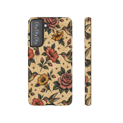 Hummingbird Rose Tough Case