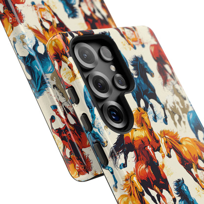 Colorful Horses Phone Case