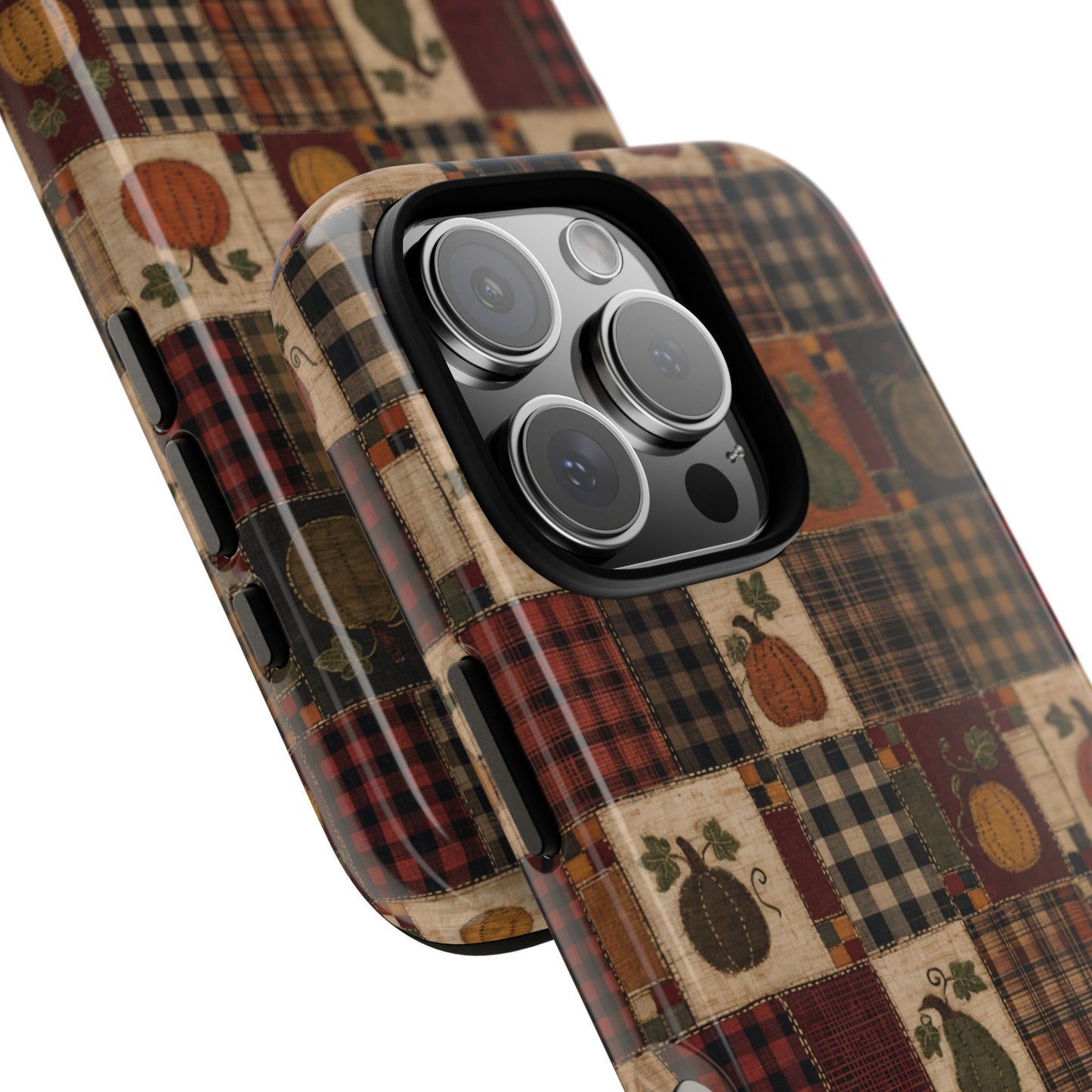 Plaid Pumpkin Tough Case