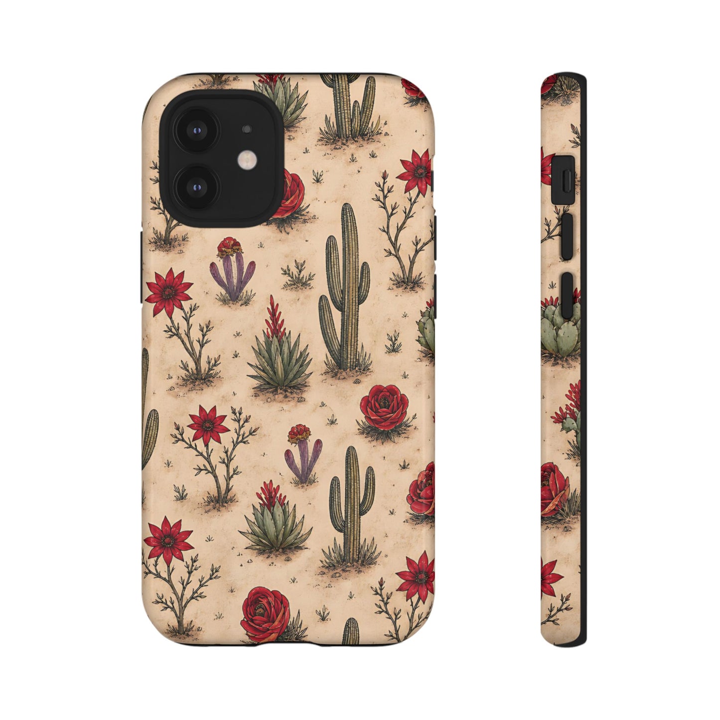 Red Bloom Desert Tough Case