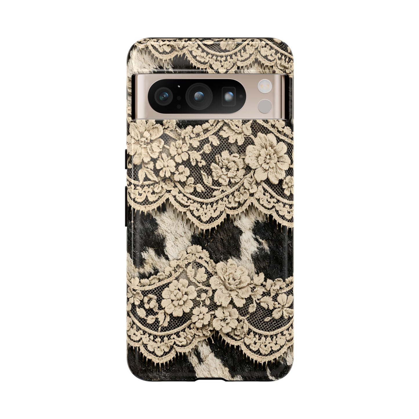 Cowhide Lace Tough Case