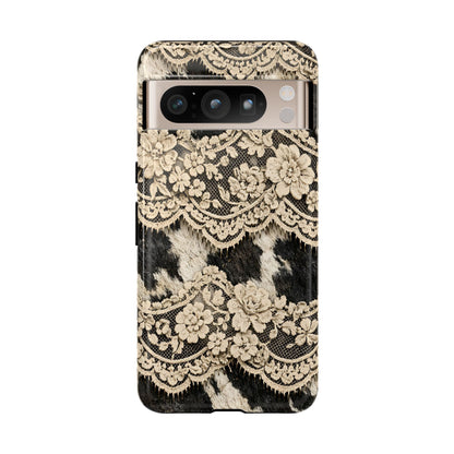 Cowhide Lace Tough Case