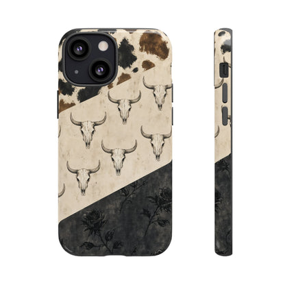 Bull Skull Rose Tough Case