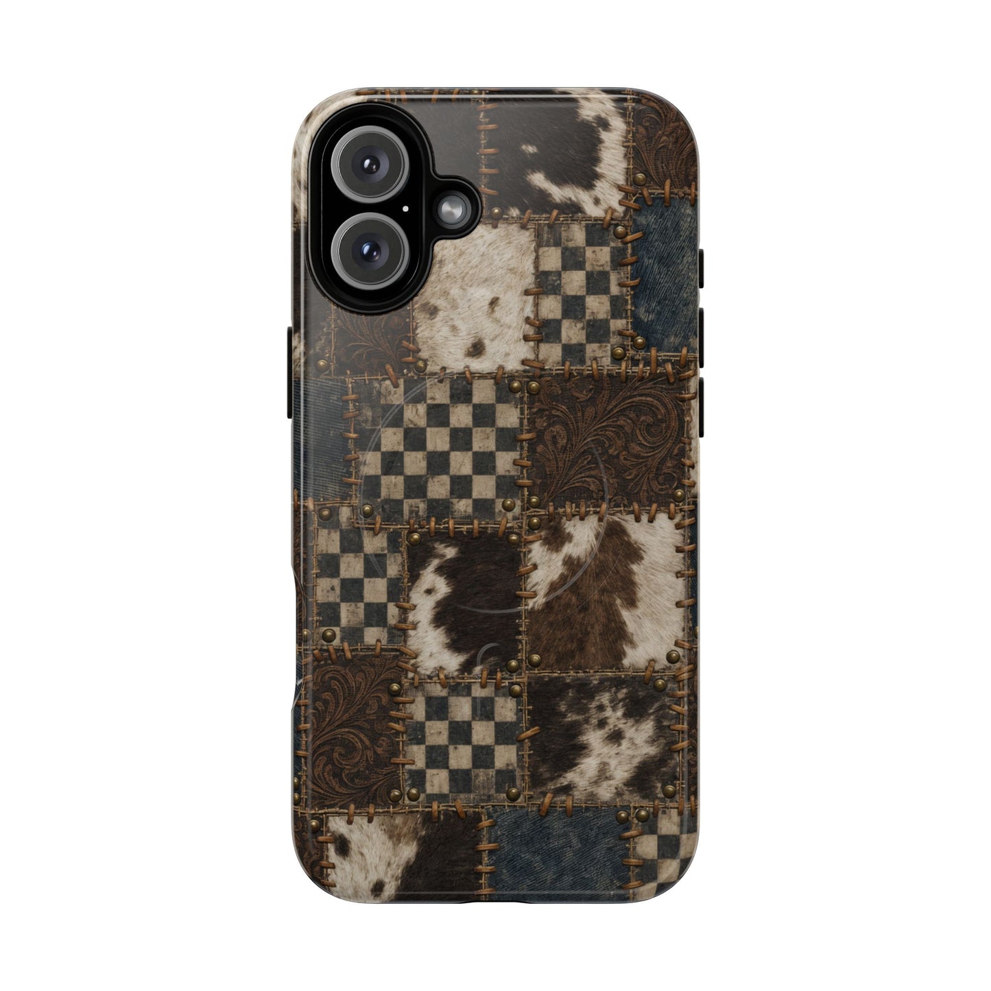 Tooled Patchwork Magnetic Case