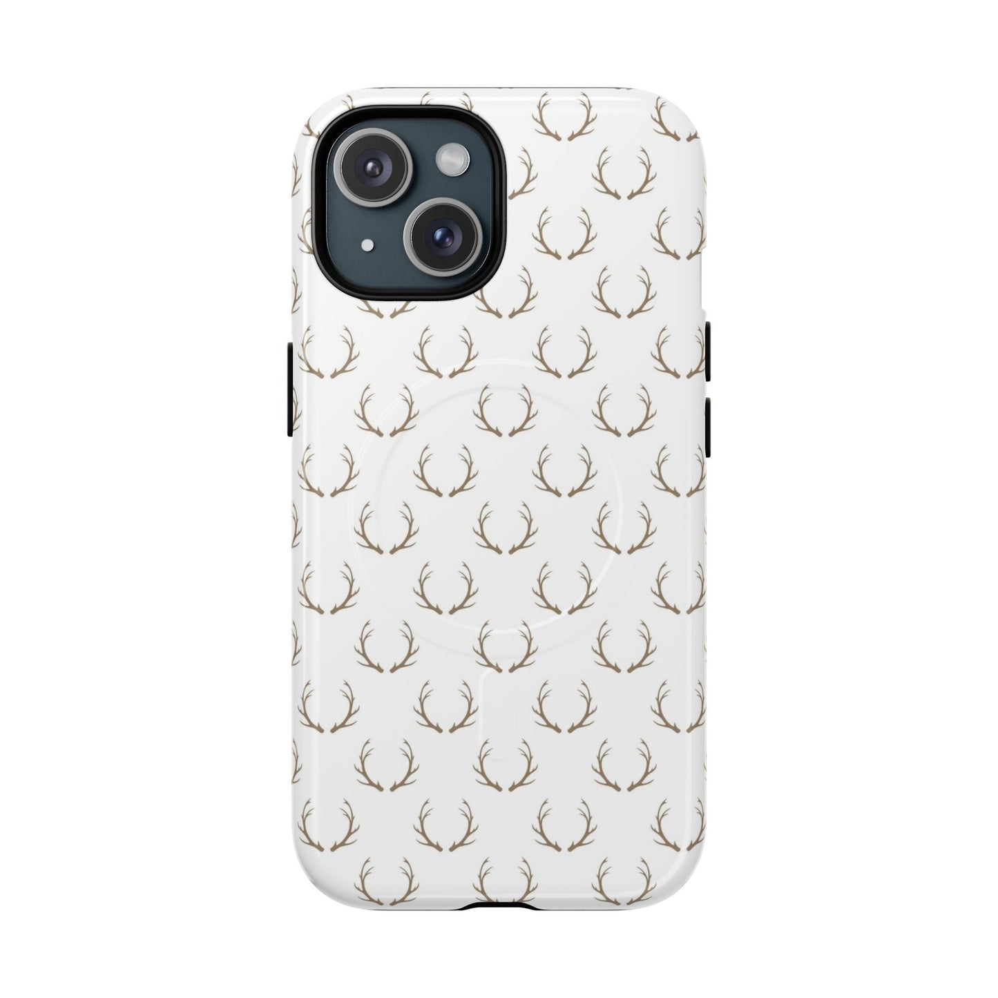 White Antlers Magnetic Case