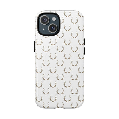 White Antlers Magnetic Case