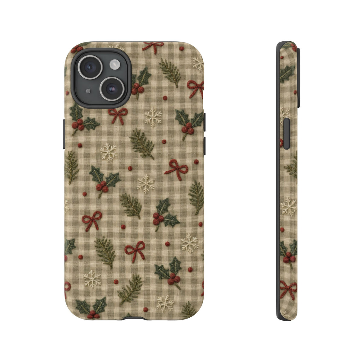 Gingham Holly Tough Case
