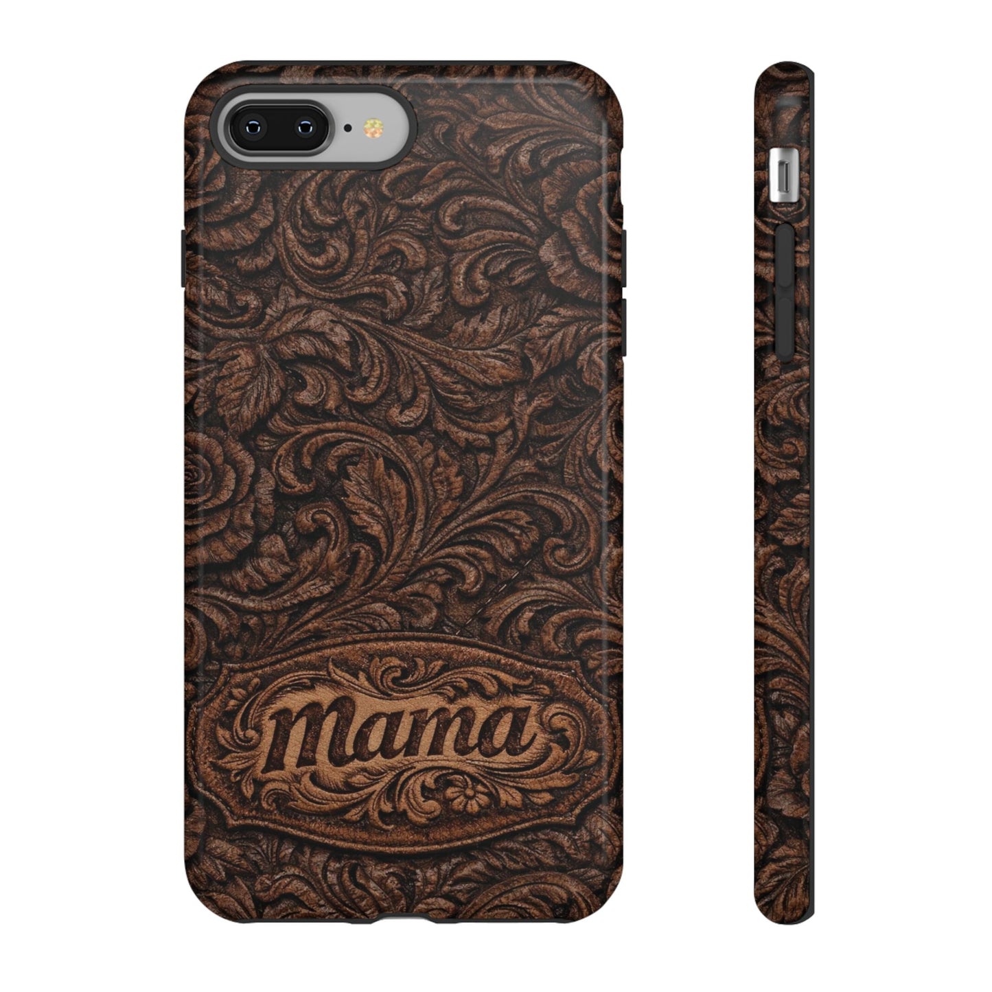 Carved Floral Mama Tough Case