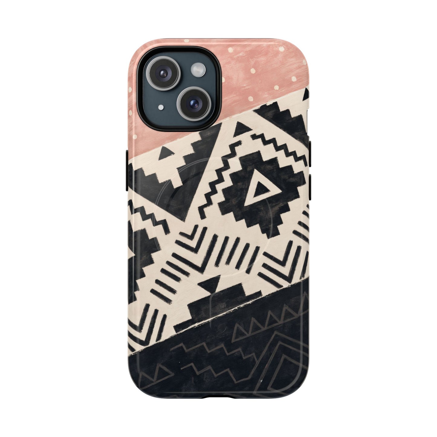 Blush Aztec Magnetic Case