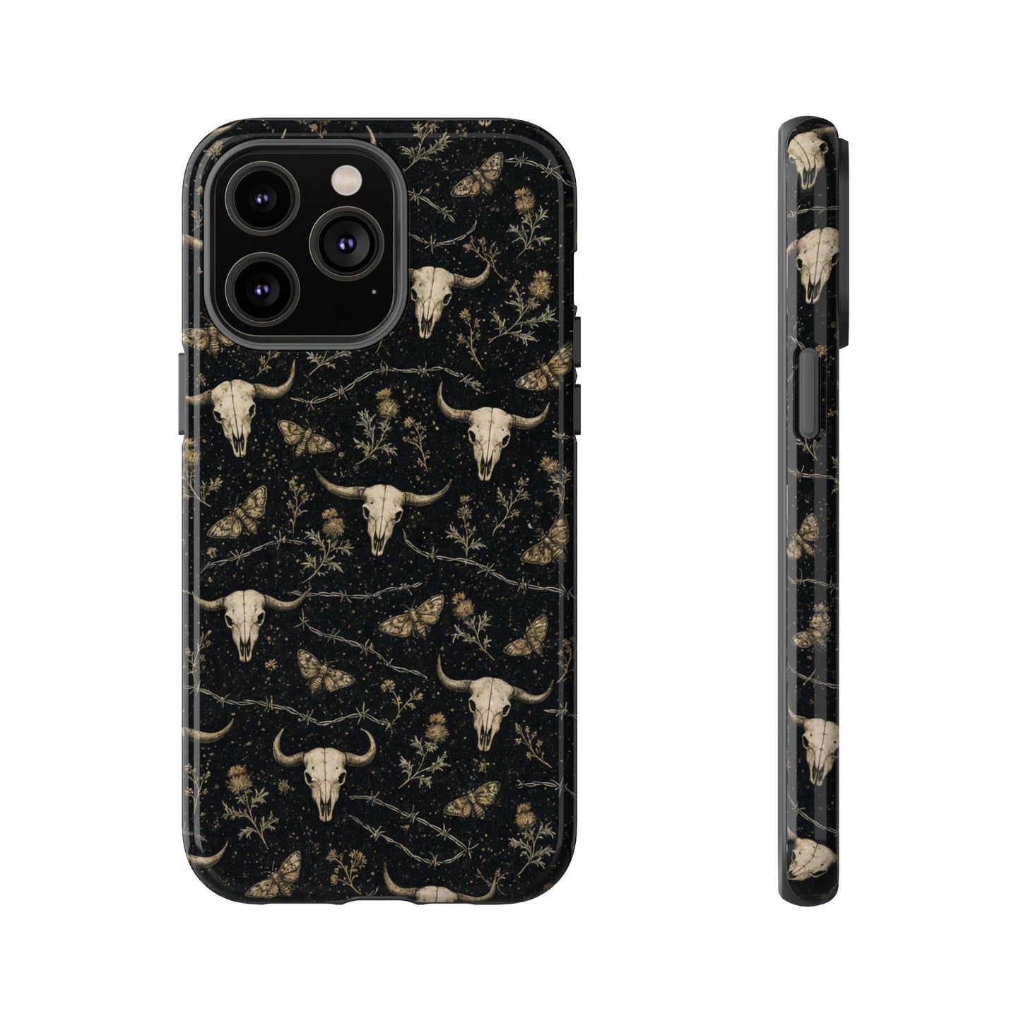 Bull Skull Barbwire Tough Case