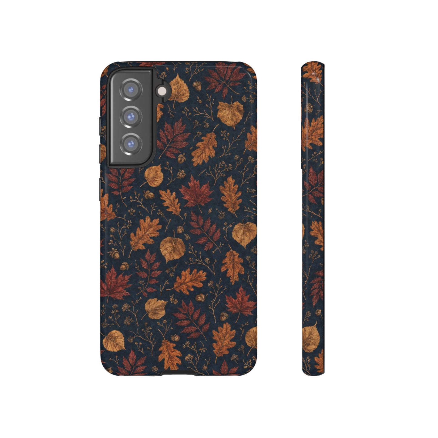 Navy Oak Leaf Tough Case