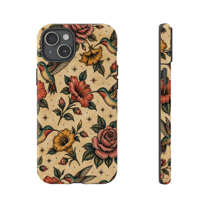 Hummingbird Rose Tough Case
