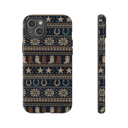 Fair Isle Boots Tough Case