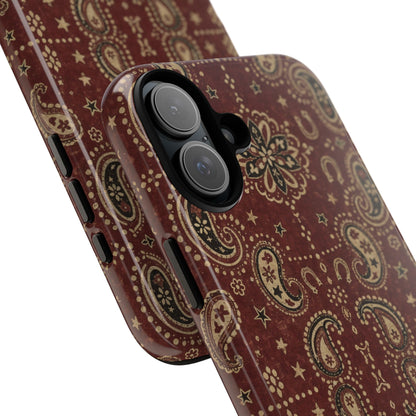 Burgundy Bandana Tough Case