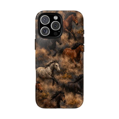 Running Horses Tough Case