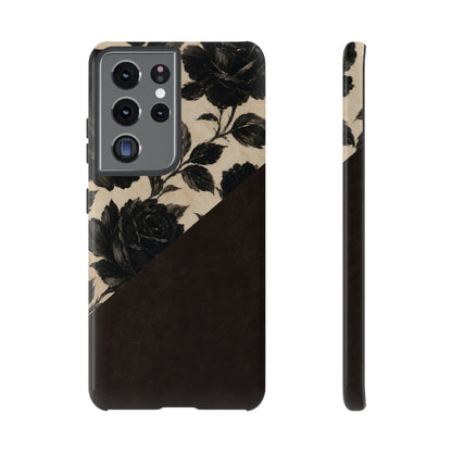 Rose Leather Tough Case