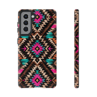 Neon Aztec Rug Tough Case