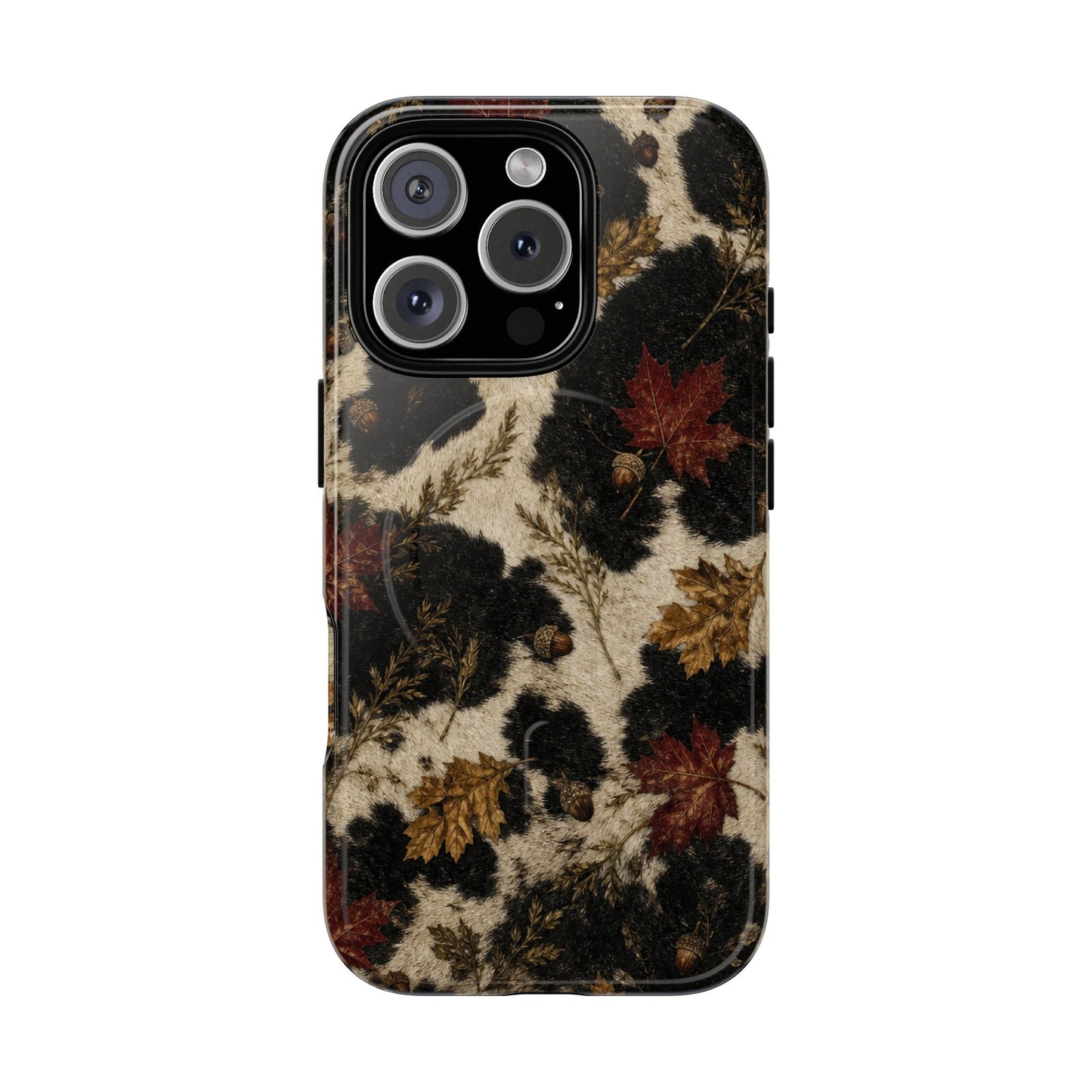Fall Cowhide Magnetic Case